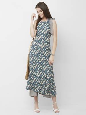 Multicolor printed rayon kurtas-and-kurtis 5