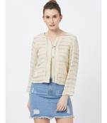 Women's Off-white Fancy Jacquard Jacket