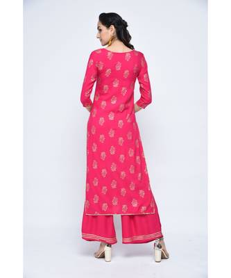 Beezing Pink kurta Set 2