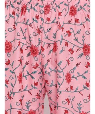 Pink block kurta set 5