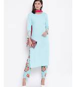 sky cotton kurta set