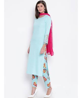 sky cotton kurta set 4