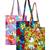 Eco-Friendly Multicolour Printed Canvas Shopping Bag Pack of Three