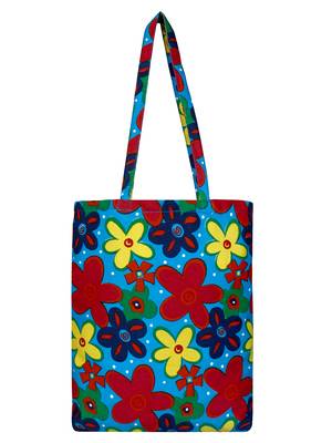 Eco-Friendly Multicolour Printed Canvas Shopping Bag Pack of Three 2