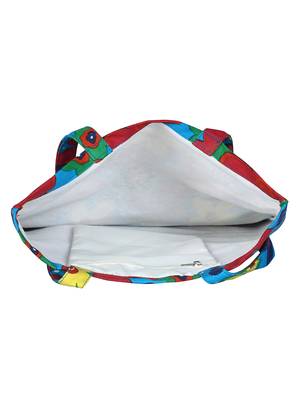 Eco-Friendly Multicolour Printed Canvas Shopping Bag Pack of Three 5