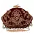 Glitz Embellished Velvet Clutch Maroon & Gold