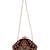 Glitz Embellished Velvet Clutch Maroon & Gold