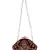 Glitz Embellished Velvet Clutch Maroon & Gold
