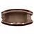 Glitz Embellished Velvet Clutch Maroon & Gold