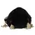 Dazzle Embellished Faux Silk Potli Black & Multi