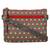 Geomet Grey and Pink Printed Polyester Sling Bag