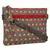 Geomet Grey and Pink Printed Polyester Sling Bag