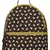 Mini Brwon & Green Printed Polyester Backpack