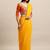 Yellow Plain Nazneen Saree With Blouse