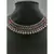 Multicolour Stone Studded Silver Plated Metallic Necklace Sets