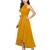 Yellow Plain Rayon Dress