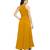 Yellow Plain Rayon Dress