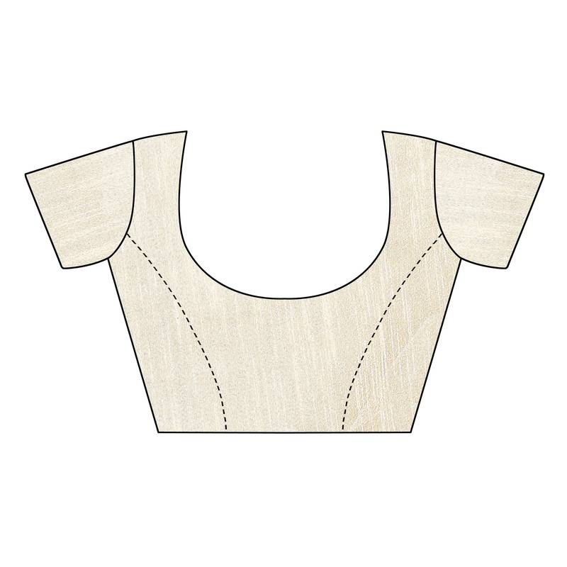 Wine Embroidered Chanderi Saree With Blouse