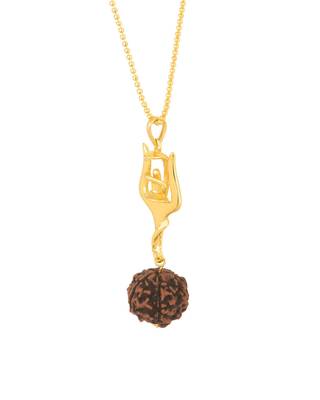 Shiv Rudra Trishul Shivlinga Rudraksha Pendant 3