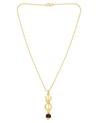 Rudraksha Lord Shiva Trishul Pendant 2