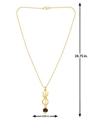 Rudraksha Lord Shiva Trishul Pendant 5