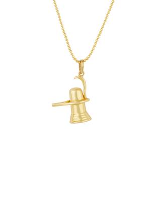Rudraksha Gold Plated Shivling Pendant 3