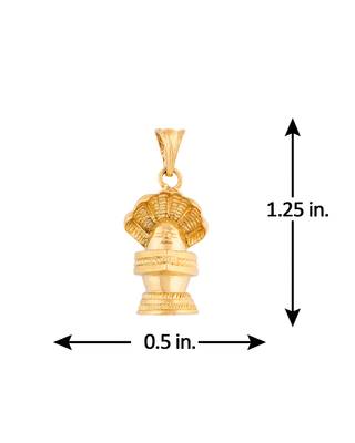 Faith & Trust Gold Plated Sheshnag Pendant 3