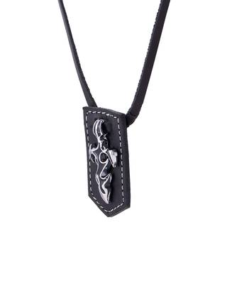 Designer Sword Detailing Pendant With Chain For Men 3