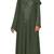 Justkartit Mehendi Color Beads Work Kaftan Style Abaya Burkha With Dupatta