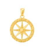 Nautical Compass Pendant  For Men