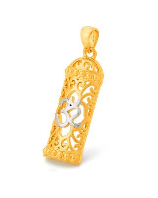 Spiritual Saga Filigree OM Shivling Pendant 1