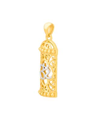 Spiritual Saga Filigree OM Shivling Pendant 3