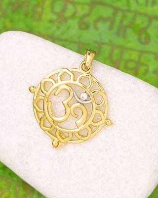 Floral OM Pendant Inspired by Spiritual Saga 1