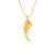 Lion Gold Plated Lion Head Claw Pendant