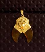 Lion Nails Lion Head And Claws Pendant