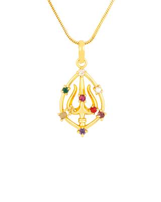 Navratan Extension Trishul Pendant 2