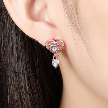 Copper earrings 2