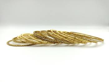 gold SILK THREAD BANGLES 4