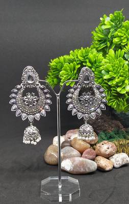 Silver jhumkas 1