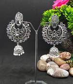 Silver jhumkas