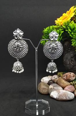 Silver jhumkas 1