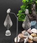 Silver jhumkas