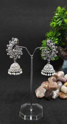 Silver jhumkas 1