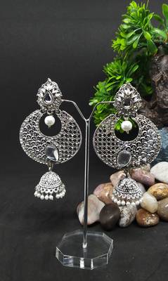 Silver jhumkas 1