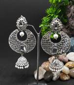 Silver jhumkas