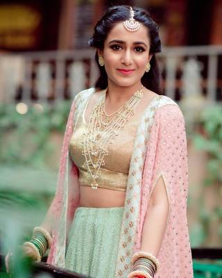 Kundan Pearl Pachlada Rani Haar Necklace 3