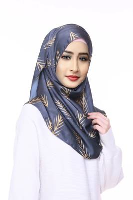 Justkartit 2 Loop Ready To Wear Chiffon Lycra Instant Hijab Stoles For Women  2