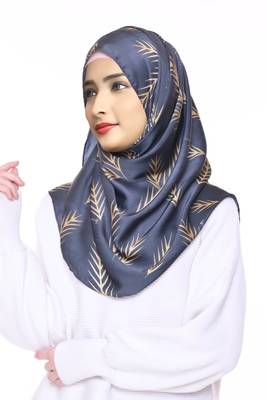 Justkartit 2 Loop Ready To Wear Chiffon Lycra Instant Hijab Stoles For Women  3