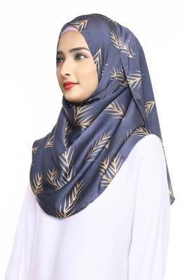 Justkartit 2 Loop Ready To Wear Chiffon Lycra Instant Hijab Stoles For Women  4