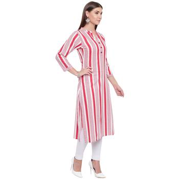 White printed rayon kurtas-and-kurtis 3